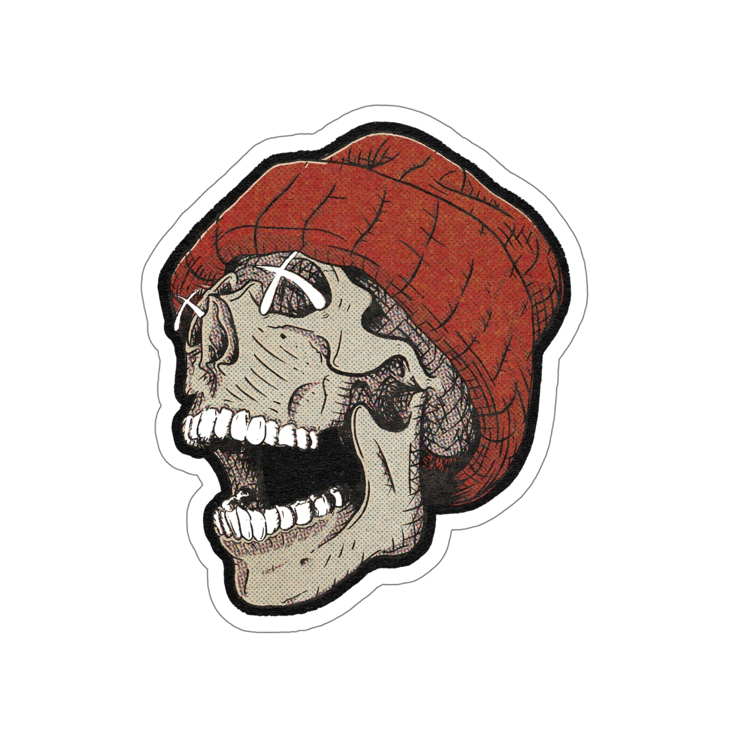 6" Sticker: Redcap (Grit)
